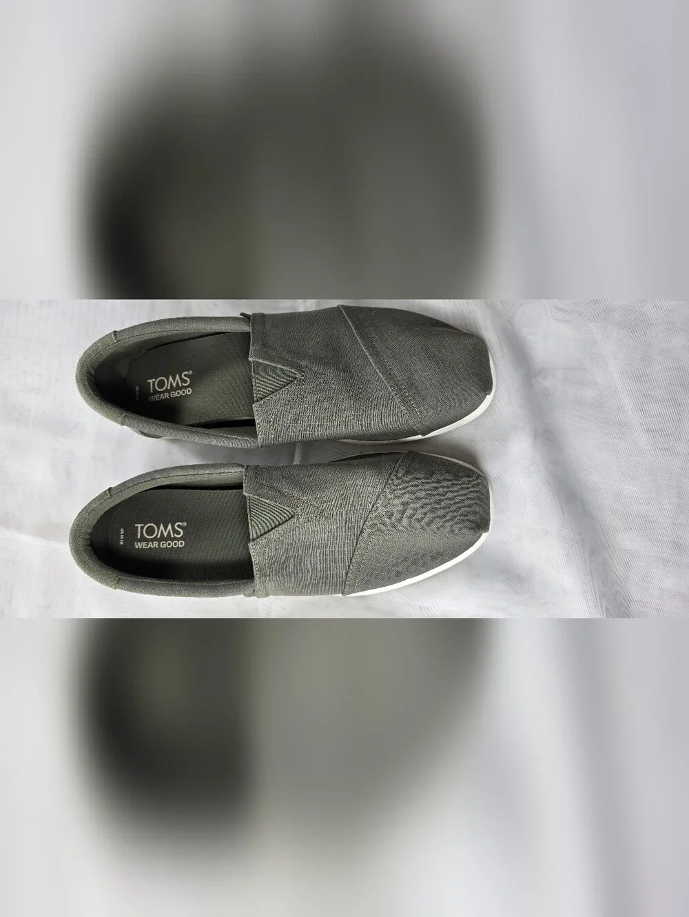 Toms Casual Slip-On Men's Shoe in Olive Green